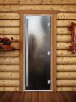 Стеклянная дверь для сауны Doorwood А010