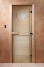 Стеклянная дверь для сауны Doorwood А023