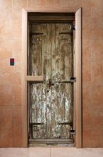 Стеклянная дверь для сауны Doorwood А028