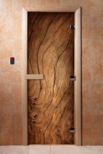 Стеклянная дверь для сауны Doorwood А052