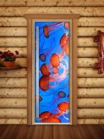 Стеклянная дверь для сауны Doorwood А088