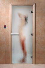 Стеклянная дверь для сауны Doorwood А097