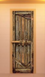 Стеклянная дверь для сауны Aldo Амбар 1900х700